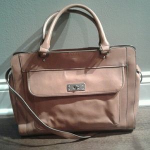 Tan Merona briefcase Bag